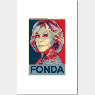 Jane Fonda Political Poster Posters and Art